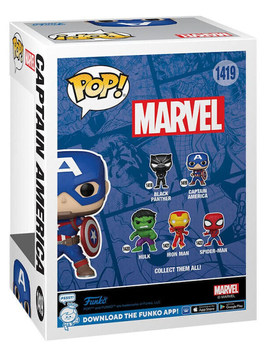Funko Pop! Bobble-Head Marvel: Captain America - Captain America 1419
