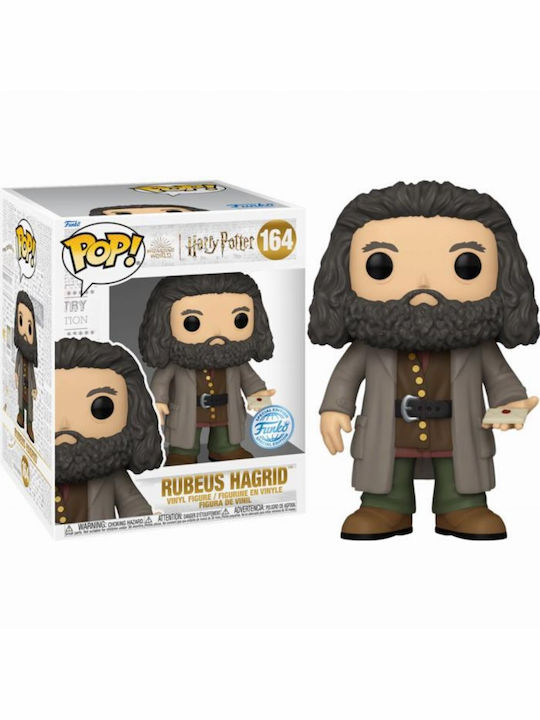Funko Pop! Filme: Harry Potter - Rubeus Hagrid mit Buchstaben 164 Übergröße 10"​ (25cm) Sonderausgabe