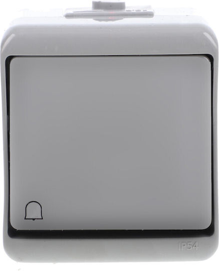 Karlik Waterproof Wall Switch with Gray Frame