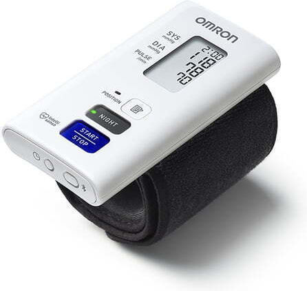 Omron NightView Electronical Blood Pressure Monitor Wrist with Arrhythmia Detection HEM-9601T-E
