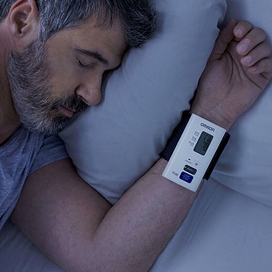 Omron NightView Electronical Blood Pressure Monitor Wrist with Arrhythmia Detection HEM-9601T-E