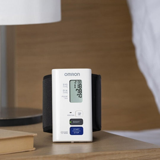 Omron NightView Electronical Blood Pressure Monitor Wrist with Arrhythmia Detection HEM-9601T-E