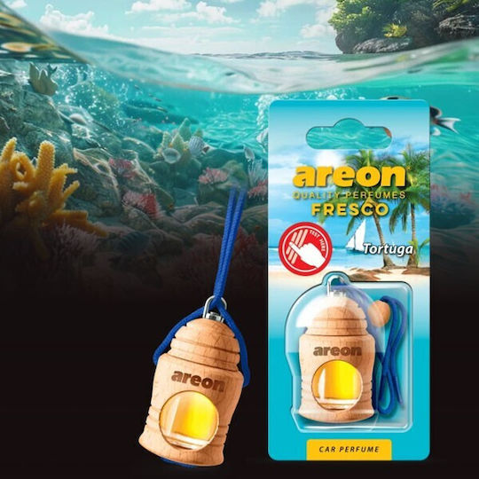 Areon Car Air Freshener Pendand Liquid Fresco Tortuga 4ml