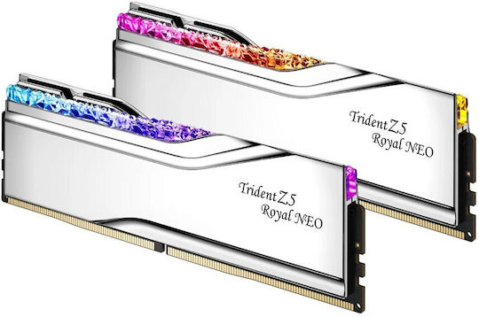 G.Skill Trident Z5 Royal Neo EXPO 32GB DDR5 RAM with 2 Modules (2x16GB) and 8000 Speed for Desktop