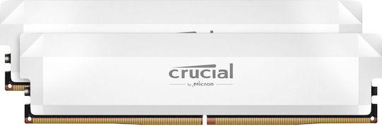 Crucial Pro 32GB DDR5 RAM με 2 Modules (2x16GB) και Ταχύτητα 6400 για Desktop