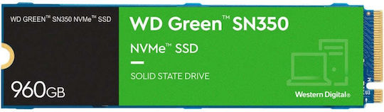 Western Digital Green SN350 SSD 960GB τύπου M.2 με σύνδεση PCI Express 4.0 WDS960G2G0C