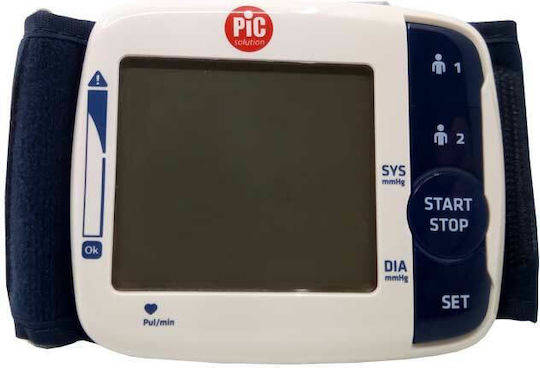 PiC Solution Mobile Rapid Wrist Μπλε Ηλεκτρονικό Πιεσόμετρο Καρπού Ακριβείας με ανίχνευση Αρρυθμίας