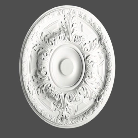 Deco Ceramica Deckenrosette für Leuchten Weiß KALTS-ROZETA-P61