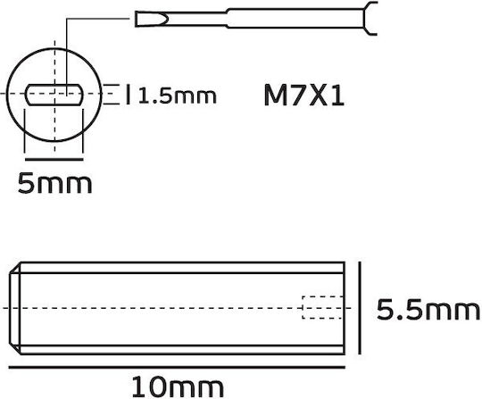 VK Lighting Mounting Nipple for Lighting Fixtures Gold 54151-049643