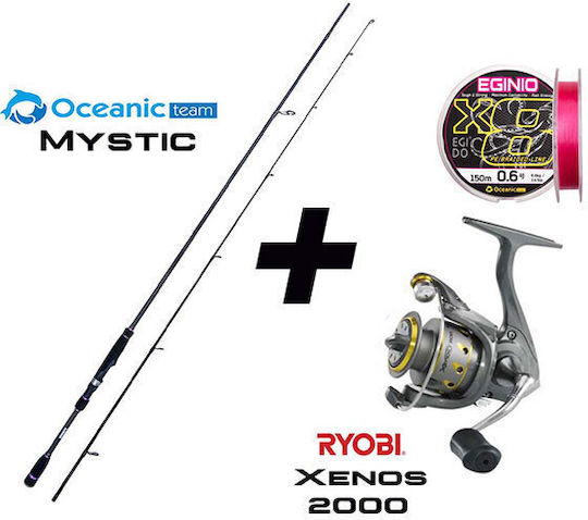 Oceanic Mystic Fishing Rod for Eging with Reel 2.50m 8-19gr