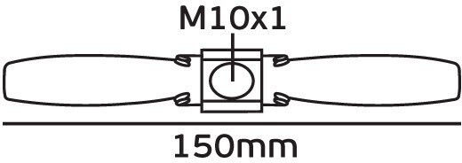 VK Lighting Метална пластина 15cm M10 Аксесоар за Осветителни Тела 49155-288630