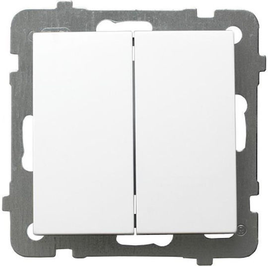 Ospel Mechanismus Für Wandschalter Glocke In Weiß Farbe ŁP-17G/M/00