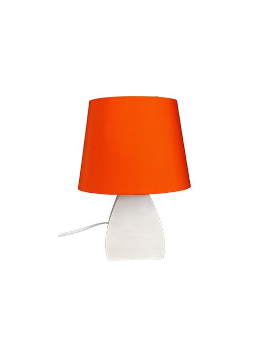 ARlight Tla 60 Wood Table Lamp for Socket E14 with Orange Shade and Base