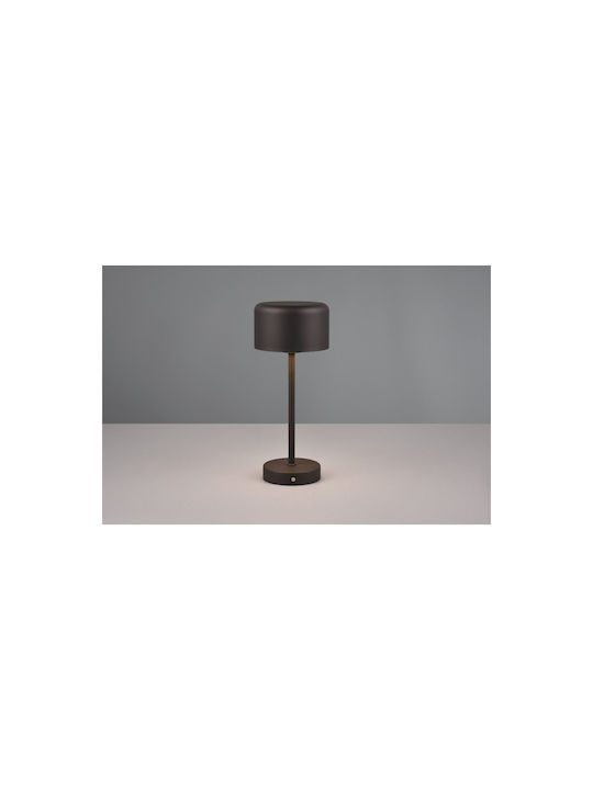 Trio Lighting Μεταλλικό Πορτατίφ LED με Μαύρο Καπέλο και Βάση