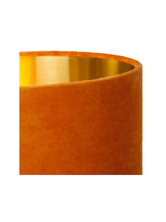 Lucide Lightning Ceramic Table Lamp for Socket E14 with Yellow Shade and Base