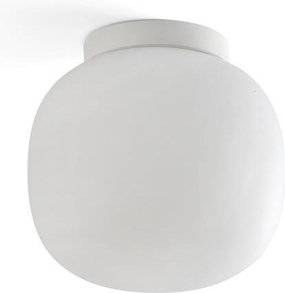 Faro Barcelona Lampă de masă pentru Soclu E27 cu Abajur Alb și Bază
