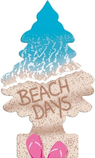 Little Trees Car Air Freshener Tab Pendand Beach Days