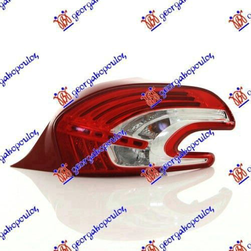 Prasco Задни светлини LED за Peugeot 208 1бр