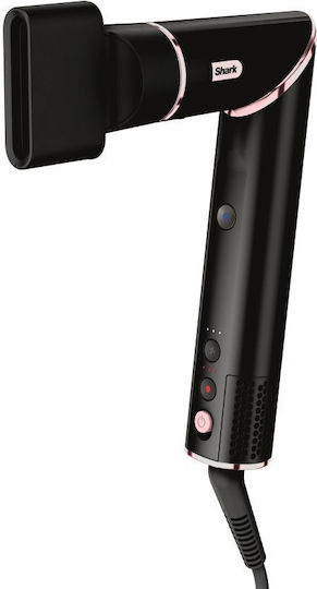 Shark Ceramic Electric Brush with Air & Rotating Head for Straightening and Curls 1400W