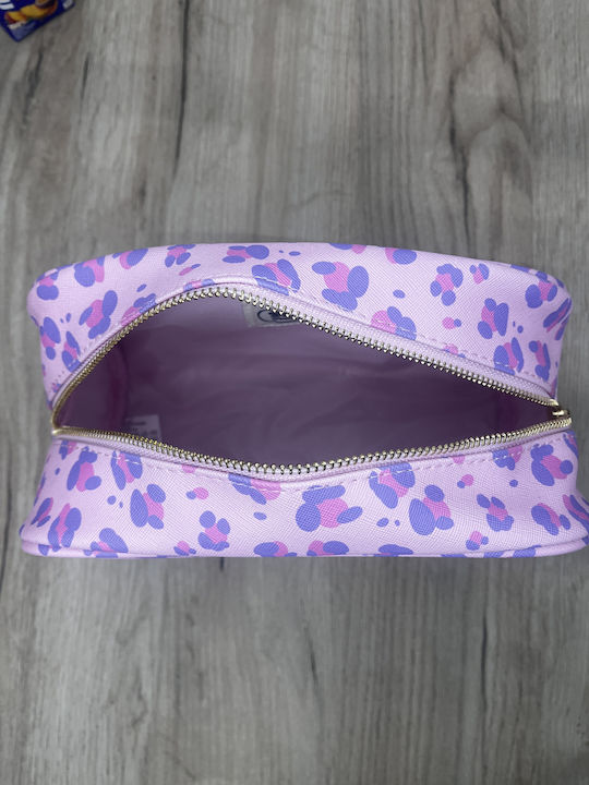 The Vintage Cosmetic Company Toiletry Bag in Lilac color 15cm