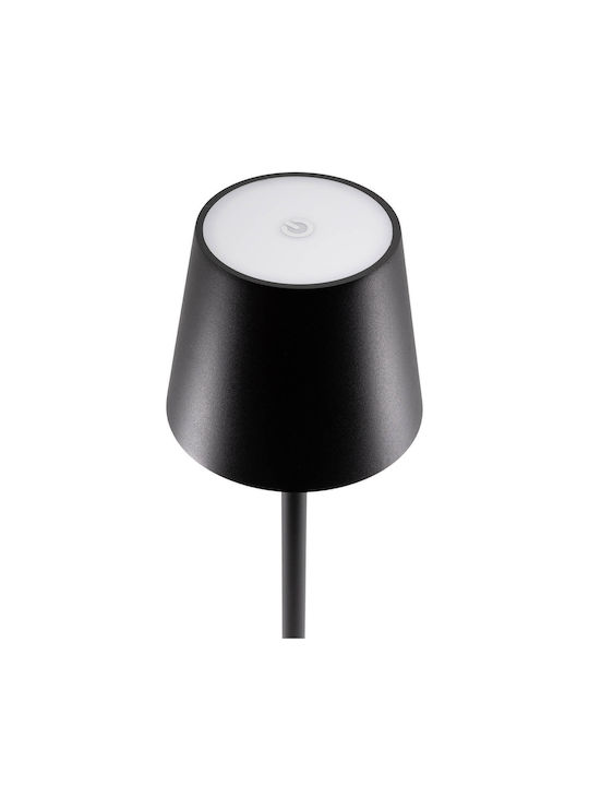 Securit Felina Outdoor Floor Lamp with Warm White Light IP54 Black