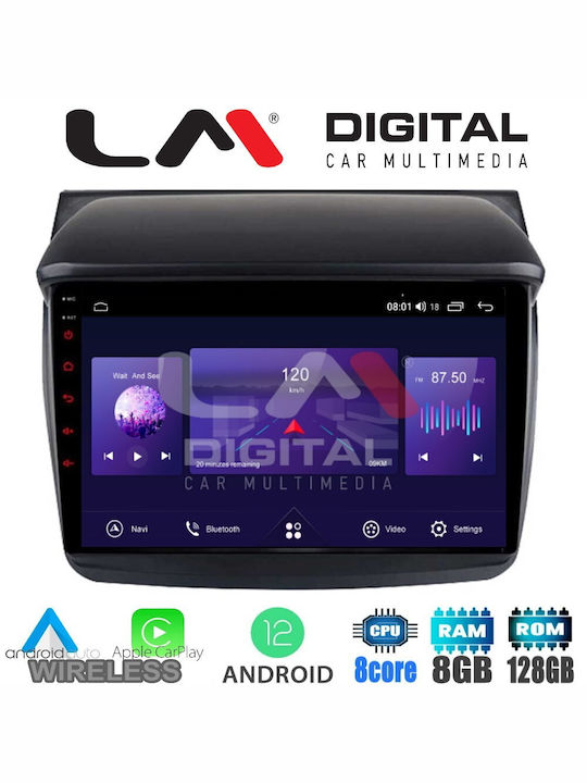 LM Digital Car Audio System for Mitsubishi L200 2006-2015 (Bluetooth/USB/WiFi/GPS) with Touch Screen 9"