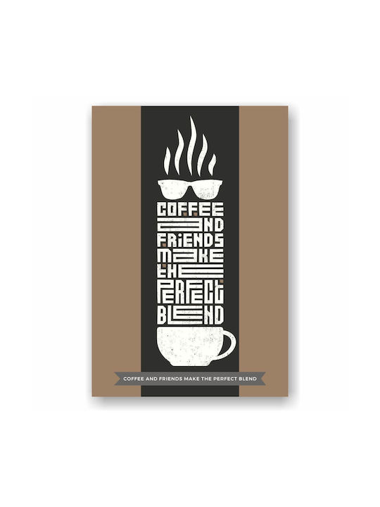 Kaffeerahmen Zitate 40x60