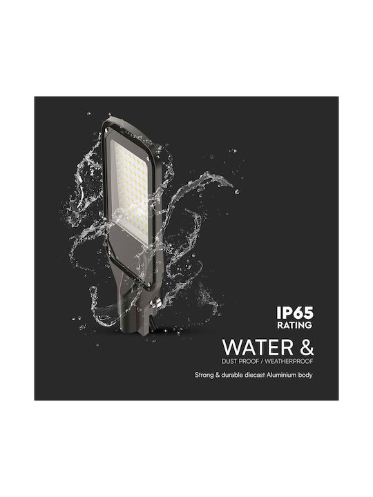 V-TAC Outdoor Floor Light LED Road 100W with Natural White Light IP65 Black