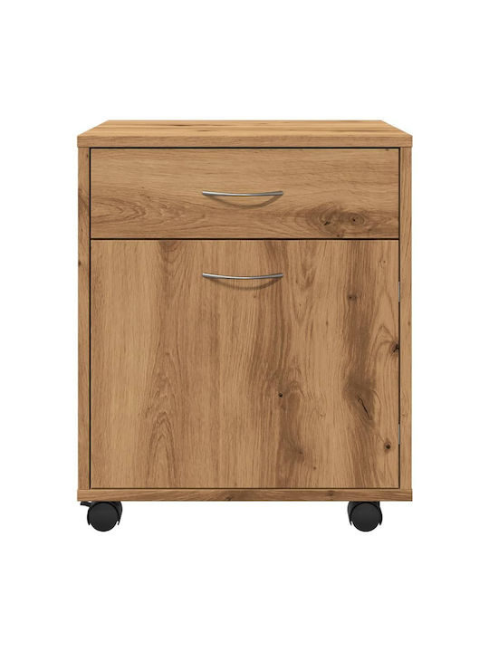 Kabinett Büro mit Rollen Artisan Oak 45x38x54cm