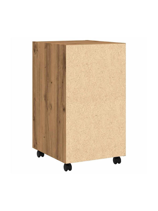 Office Storage Chipboard Cabinet Coffee L33xW38xH60cm