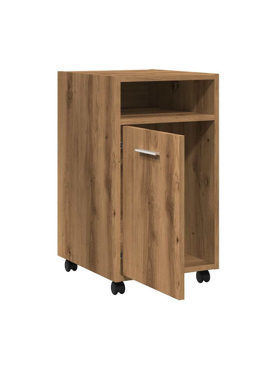 Office Storage Chipboard Cabinet Coffee L33xW38xH60cm