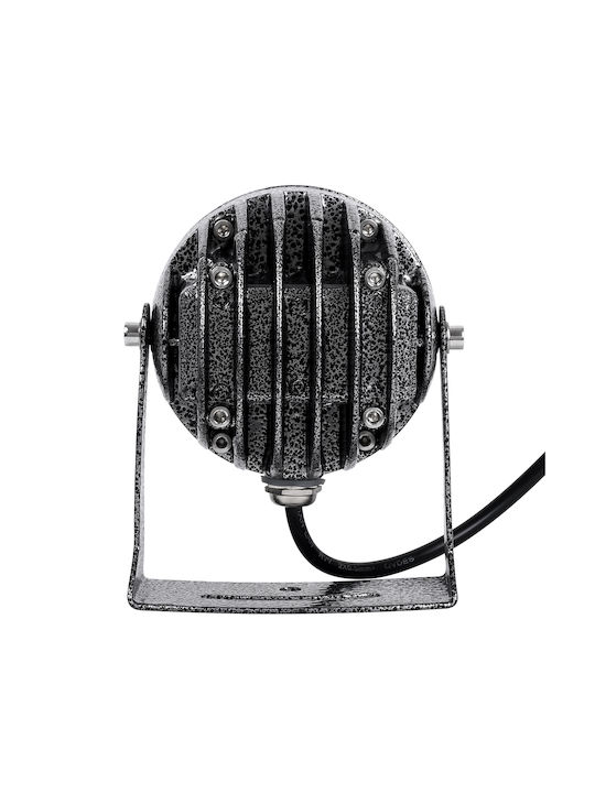 GloboStar Φωτιστικό Προβολάκι LED Εξωτερικού Χώρου 16W με Φυσικό Λευκό Φως IP65 Γκρι