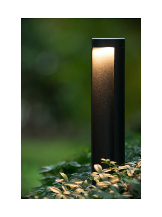 Lucide Lightning Combo Φωτιστικό Κολωνάκι LED Εξωτερικού Χώρου 7W με Θερμό Λευκό Φως IP54 Μαύρο
