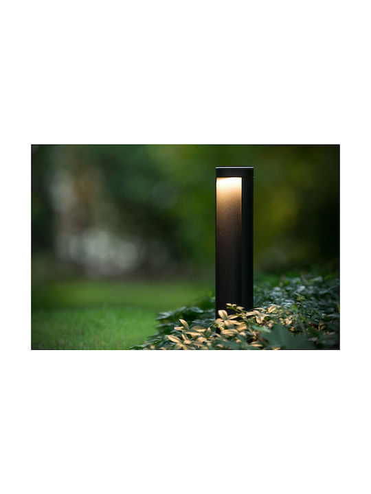Lucide Lightning Combo Φωτιστικό Κολωνάκι LED Εξωτερικού Χώρου 7W με Θερμό Λευκό Φως IP54 Μαύρο