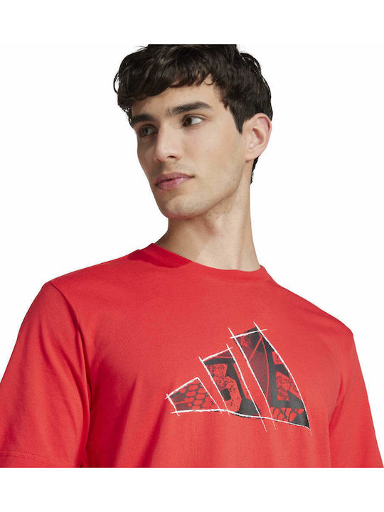 adidas T-shirt Κόκκινο