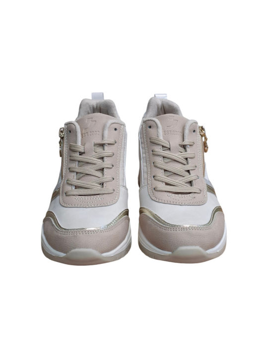 Damen Sneakers Beige