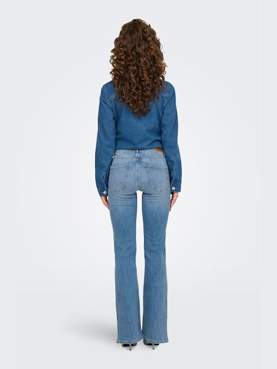 Only Women's Jean Trousers Light Blue Denim