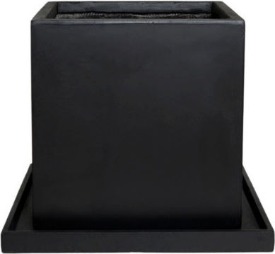 Harmony Ghiveci Ceramică Negru 30x30x30.5cm.
