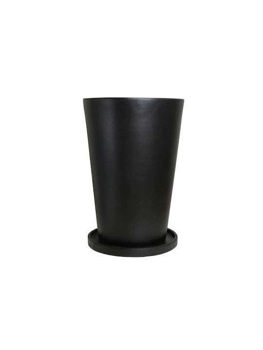 Harmony Topf Keramik Black 50.5x50.5x71.5cm.