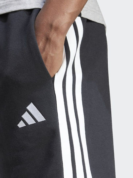 French Terry 3-stripes Men's Shorts Black
