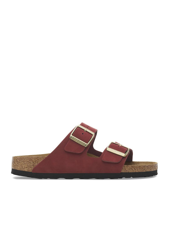 Birkenstock Arizona Soft Footbed Sandale Anatomice Din Piele Burgundy