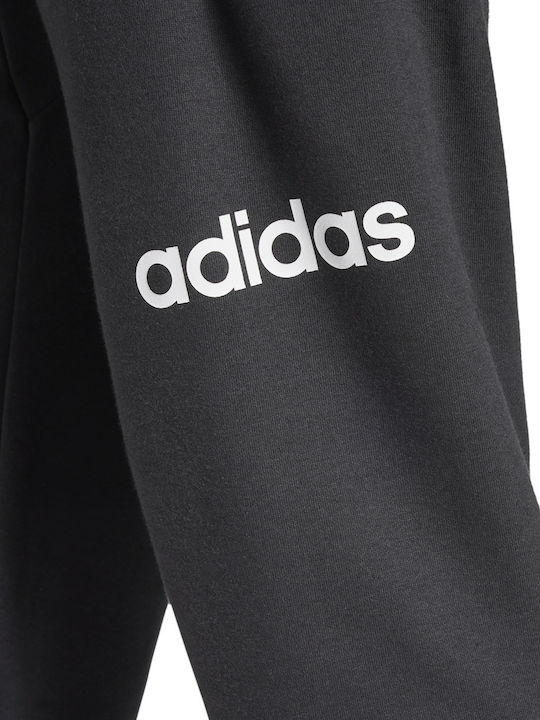 French Terry Sweatpants with Elastic Black