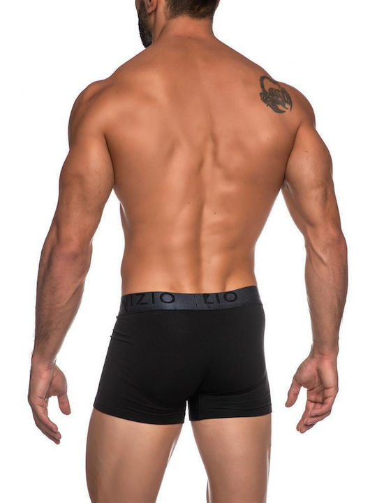 Inizio Men's Boxer Anthracite Black - Black