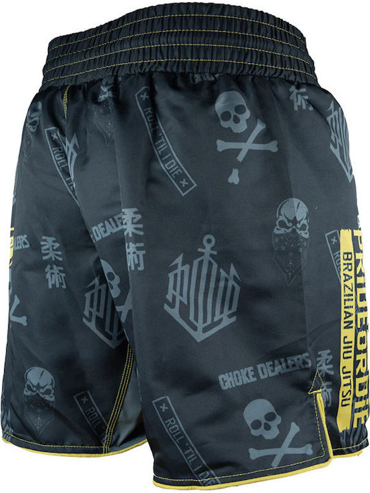 PrideOrDie POD256 MMA Shorts Black
