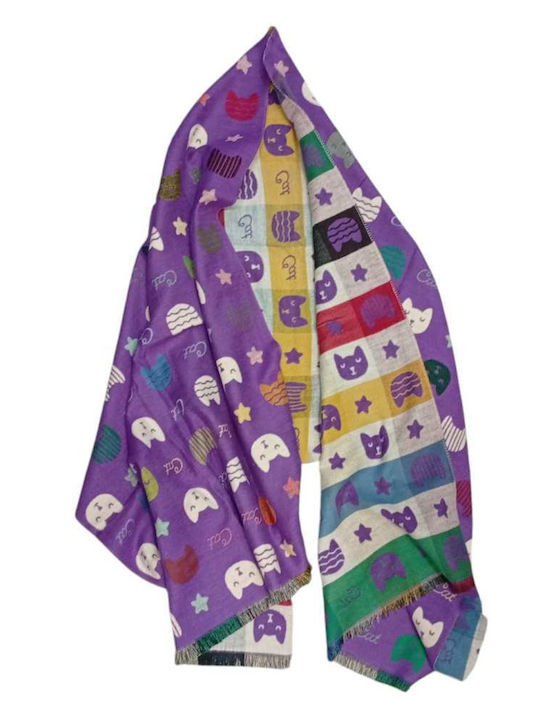 Mdl Women's Scarf Purple