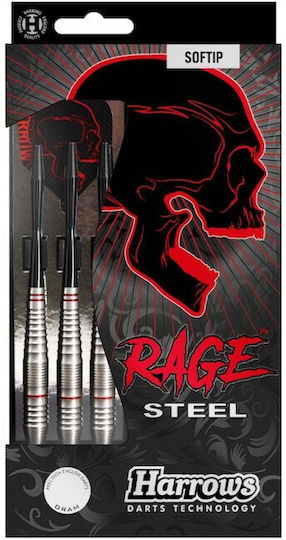 Harrows Rage Steel Softip Ragesteel 16966 Darts