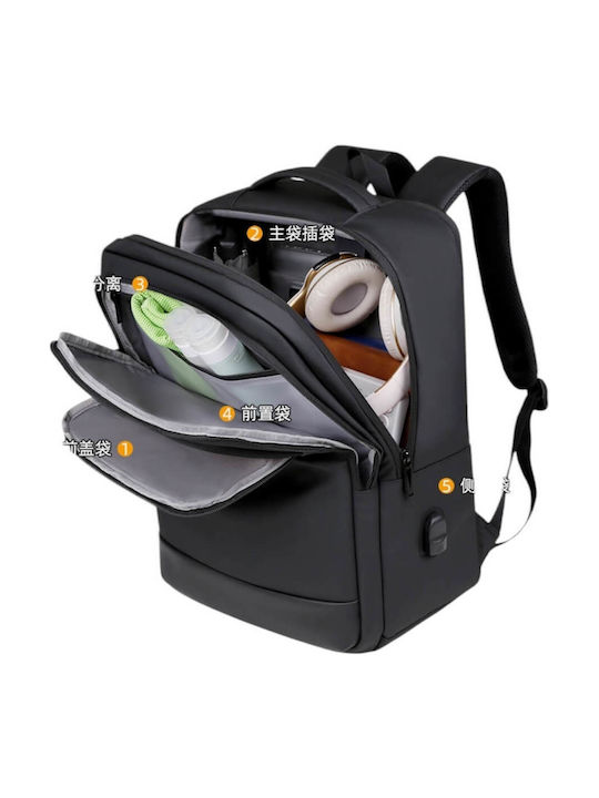 Playful Bags Backpack Αδιάβροχο 36lt Μαύρο