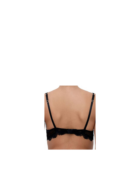 Lormar Cup B Push Up Bra Black