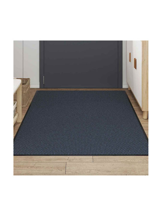 vidaXL Anti-slip Rug Rectangular Blue