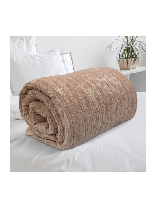 Lino Home Bettbezug Großes Doppelbett 220x240cm Stacy Salmon 800 GSMGsm